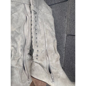 Not Rated Beige Heeled Boots Size 10